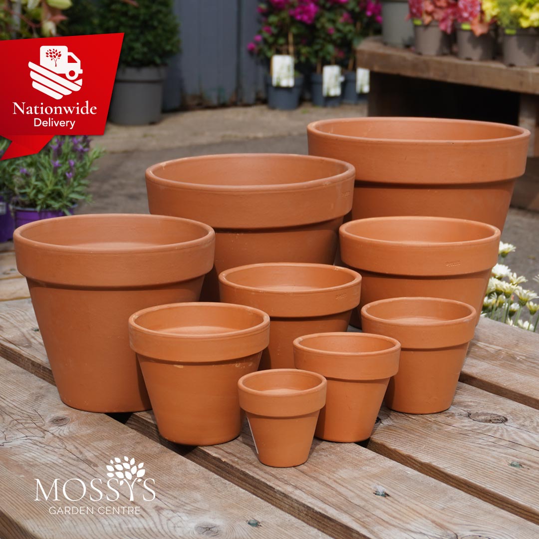 deroma plant pots Terracotta Deroma Vaso Standard Classic Garden Pots – Mossys Garden Centre
