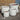 White Blossom Flower Pots Frost Proof Glazed Planter by woodlodge