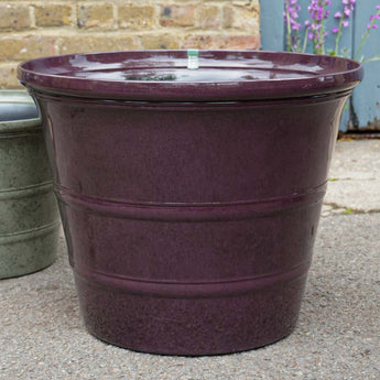 Liberty Outdoor Plastic Pot Collection (55cm) burgundy
