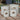 White woodlodge wisteria style bee pots