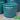 blossom orchard teal cylinder pot frost proof medium