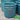 blossom orchard teal cylinder pot frost proof small