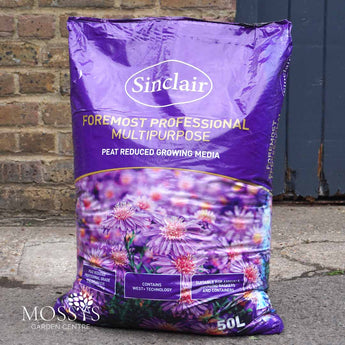 sinclair foremost professional multipurpose compost peat reduced growing media 50l