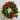 Hand made holly wreath with bows