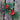 hand made holly cross with red bows