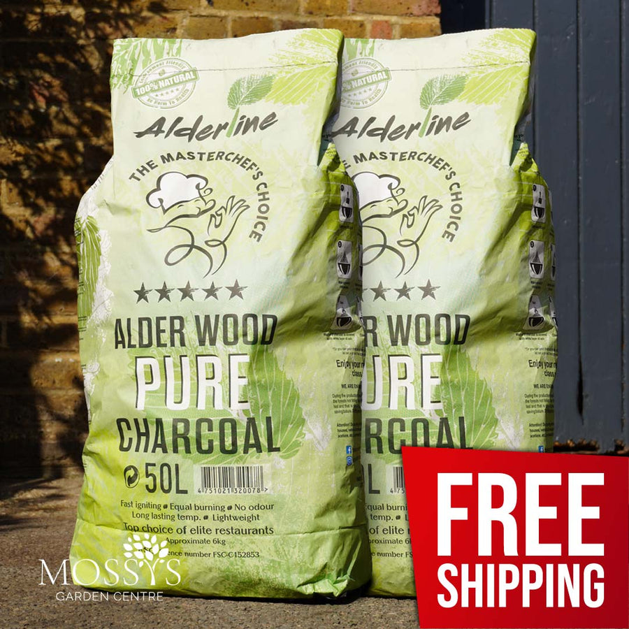 50L | Restaurant Grade ALDER WOOD Pure Charcoal Bags