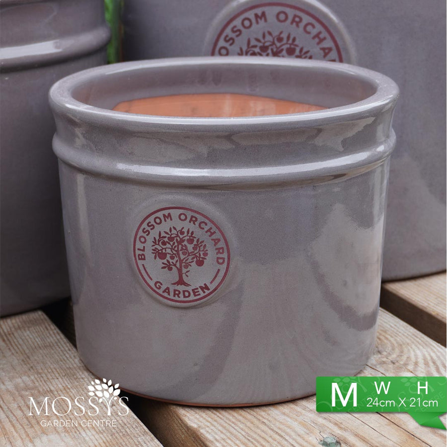 'Grey' Heritage Style Blossom Orchard Frost Proof Cylinder Garden Plan