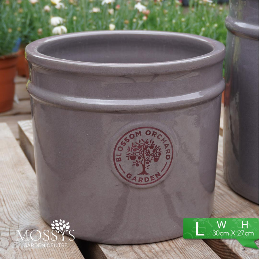 'Grey' Heritage Style Blossom Orchard Frost Proof Cylinder Garden Plan