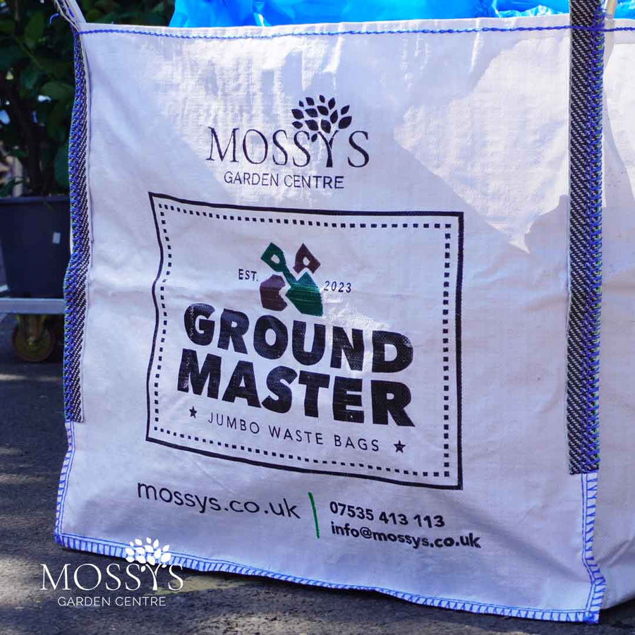 GROUND MASTER Jumbo Waste Bags (90cm x 90cm x 80cm) Heavy Duty Bulk Ton Bag