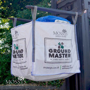 GROUND MASTER Jumbo Waste Bags (90cm x 90cm x 80cm) Heavy Duty Bulk Ton Bag