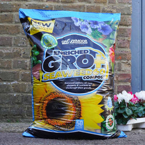 50L Multi-purpose GRO+ Seaweed60 Compost (Growmoor)