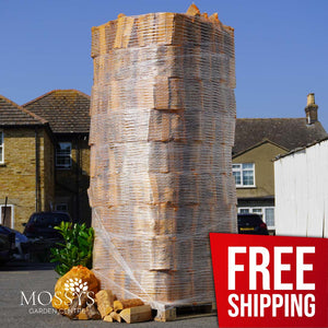 120x Premium Birch Kiln Dried Hardwood Logs Nets