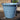 Blue Liberty Outdoor Plastic Pot 35cm Woodlodge size