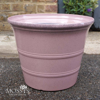 Pink Liberty Outdoor Plastic Pot 35cm Woodlodge