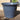 Dark Blue Liberty Outdoor Plastic Pot 35cm Woodlodge