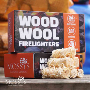 Mossys Natural Wood Wool Firelighters