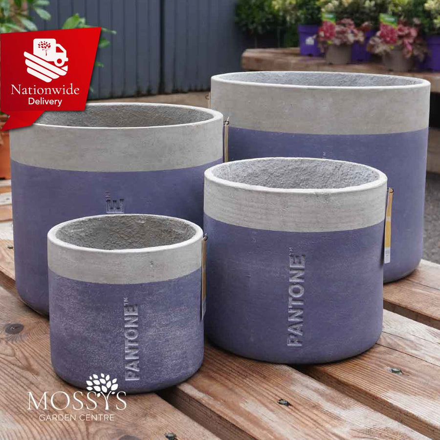 Pantone® Outdoor Garden Planter Pots | Dark Blue