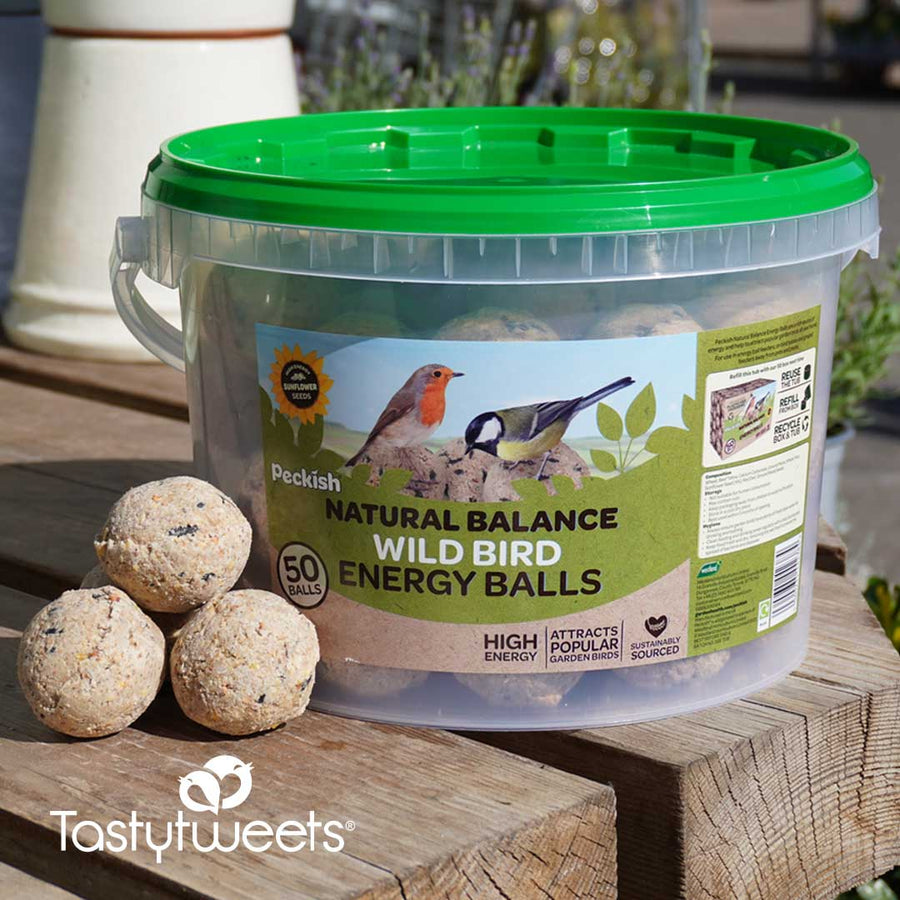 Peckish Natural Balance Wild Bird Suet Energy Balls (50 Balls 4.5kg
