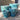 Teal Glazed Blossom Orchard Garden | Cone Style Planter