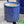 Load image into Gallery viewer, Blue Henry Cylinder Pots Heritage Garden Planters
