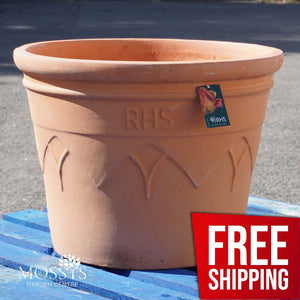 RHS Terracotta Arch Pot | 1x Extra Large (60cm X 45cm)