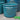blossom orchard teal cylinder pot frost proof medium