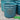 blossom orchard teal cylinder pot frost proof small