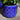 Blue Blossom Flower Pots Frost Proof Glazed Planters by woodlodge planted