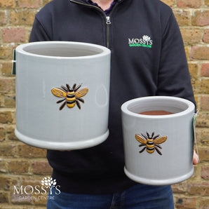 2x 'Grey' Bee Pots Frost Proof Planter Bundle