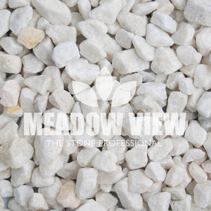 20mm Arctic White Chippings (Sparkling White)