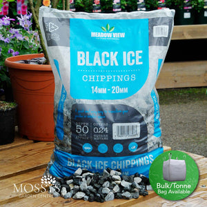 20mm Black Ice Chippings (Black & Greys Mixture)