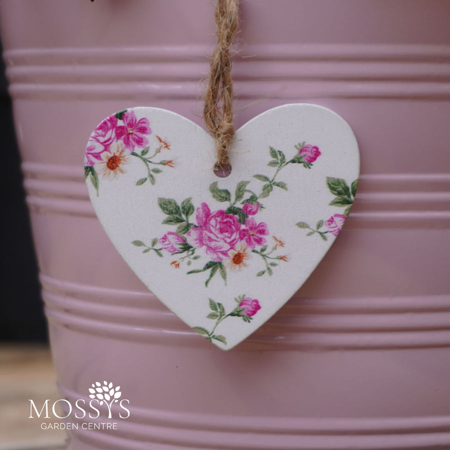 Mothers Day Planted Heart Pail