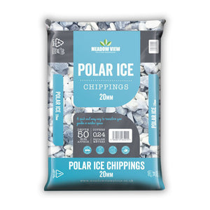 20mm Polar Ice Chippings (White & Grey Mixture) (4+ For Discount)