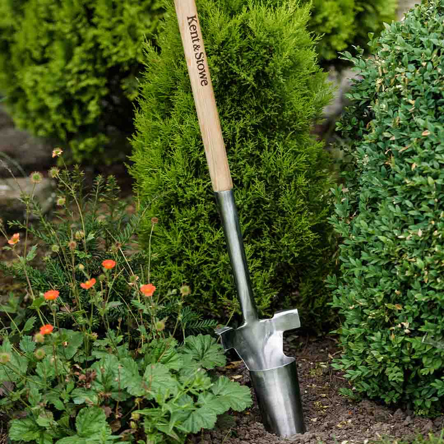 Stainless Steel Long Handled Bulb Planter - Kent & Stowe