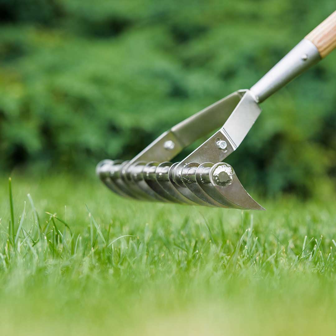 Stainless Steel Scarifying Rake - Kent & Stowe – Mossys Garden Centre